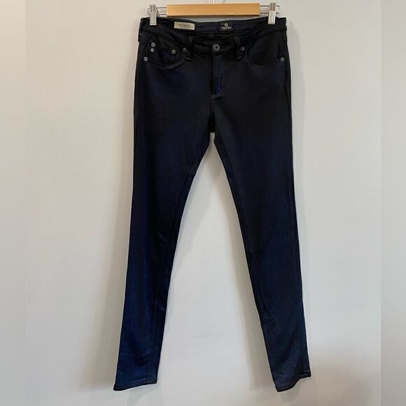 AG Adriano Goldschmied The Legging Super Skinny Glitter Leggings - Picture 1 of 10